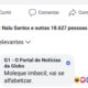 “Moleque imbecil”, diz o G1 no Facebook sobre menino que subiu no carro de Bolsonaro no 7 de setembro