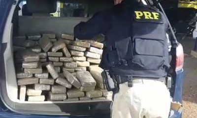 Estrangeiros são presos levando 150 kg de maconha em Seberi