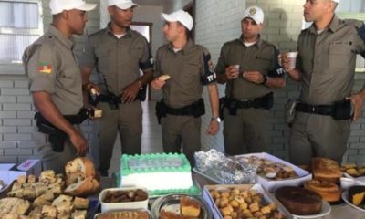 Moradores recebem com bolo e festa PMs que vão morar em posto reformado