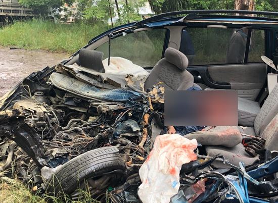 Colisão entre carro e caminhão deixa vítima fatal na BR 470, em Nova Prata