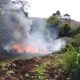 Casa é destruída por incêndio em Cruzaltense