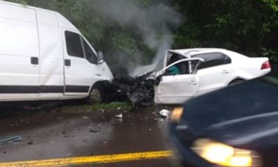 Grave colisão em Campo Bom deixa motorista e adolescente de 15 anos mortos